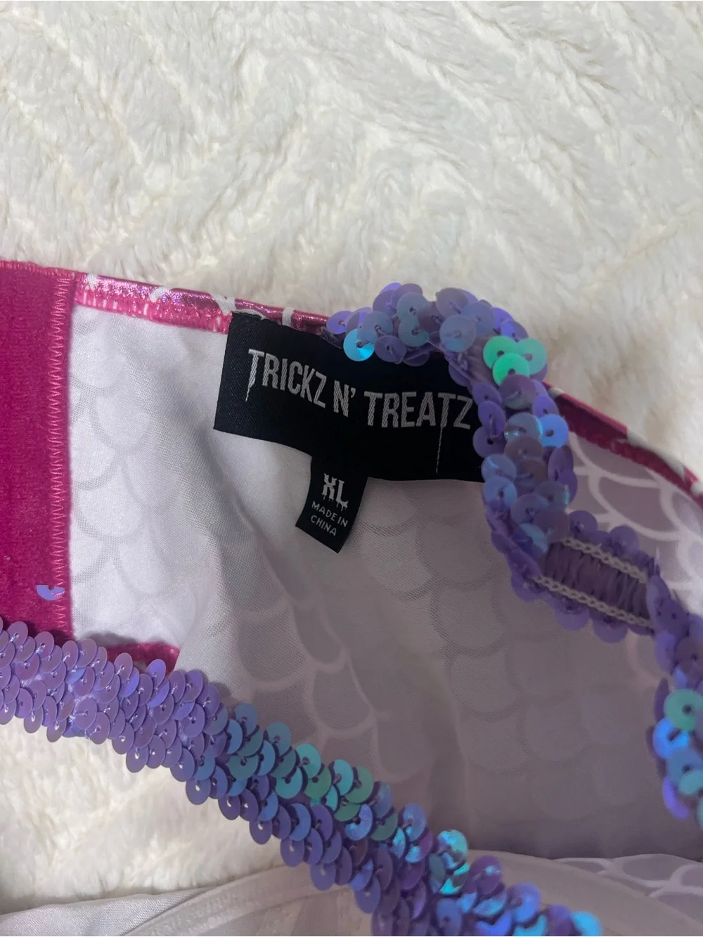Dolls Kill Trickz N’ Treatz Ocean Enchantress Mermaid Costume Set XL NWT